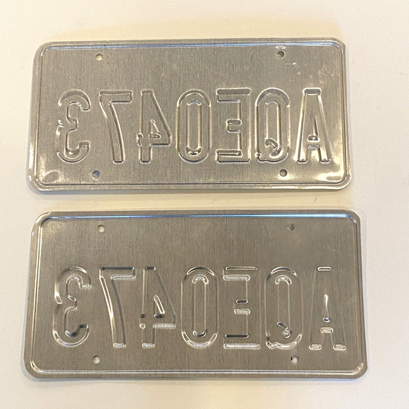 Washington Evergreen State Auto License Plate Pair Set AQE0473 Tag Exp 2015 - Picture 2 of 3